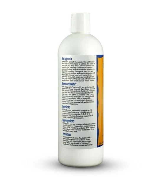 earthbath Oatmeal & Aloe Shampoo Vanilla & Almond for Dogs 16oz