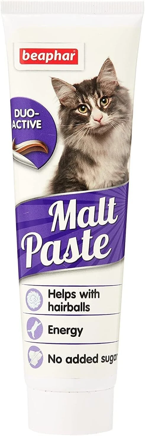 Beaphar Malt Paste Hairball Remedy for Cats 100G