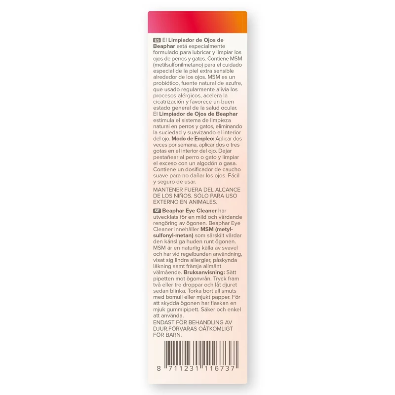Beaphar Eye Cleaner for Dogs & Cats 50ml
