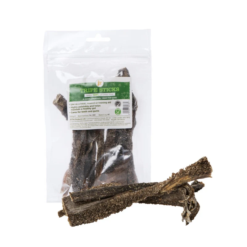 Jr Pet Products Dried Tripe Packed Dog Treats 100G