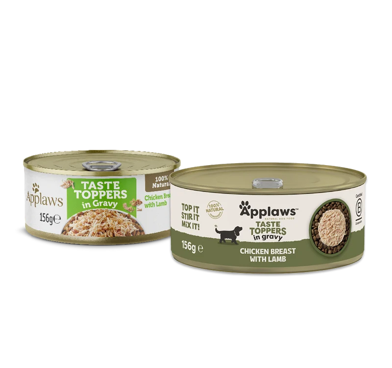 Applaws Taste Topper in Gravy Chicken Lamb Wet Dog Food 156G