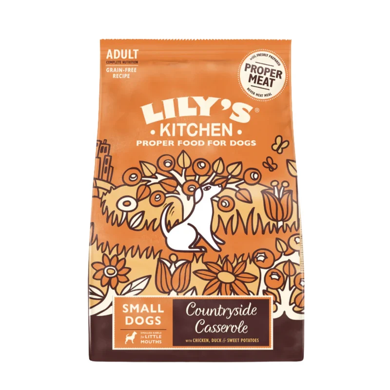 Lily's Kitchen Countryside Casserole with Chicken, Duck & Sweet Potatoes Small Dog Dry Food 2.5KG