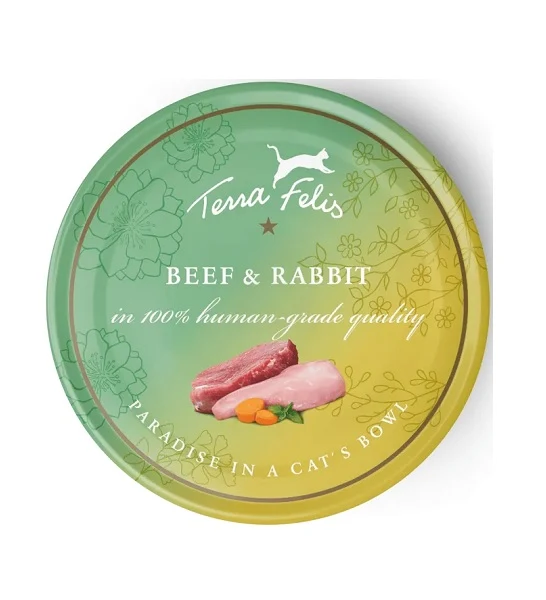 Terra Felis Beef & Rabbit Cat Wet Food