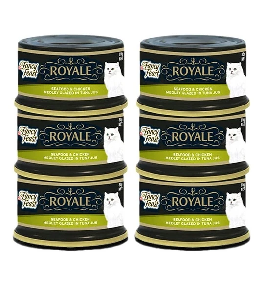 PURINA Fancy Feast Royale Seafood & Chicken Medley Wet Cat Food 85G