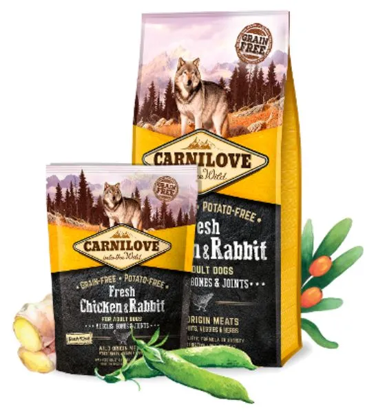 Carnilove Fresh Chicken & Rabbit for Adult Dog Dry Food