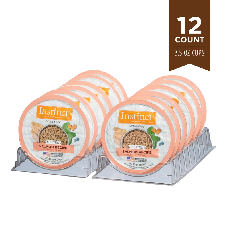 Instinct Grain-Free Minced Real Salmon Recipe Wet Cat Food