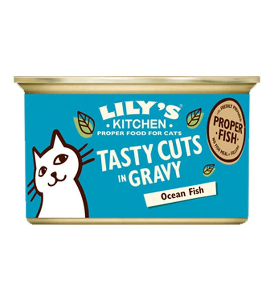 Lily's Kitchen Tasty Cuts Ocean Fish Wet Cat Food