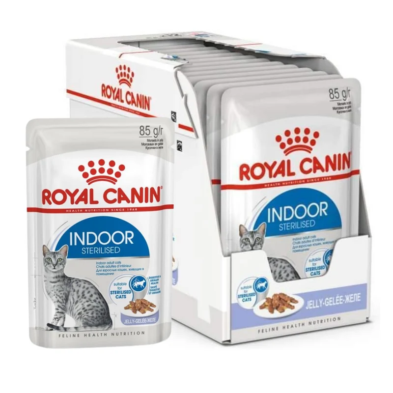 Royal Canin Indoor Sterilised In Jelly Adult Cat Wet Food 85G