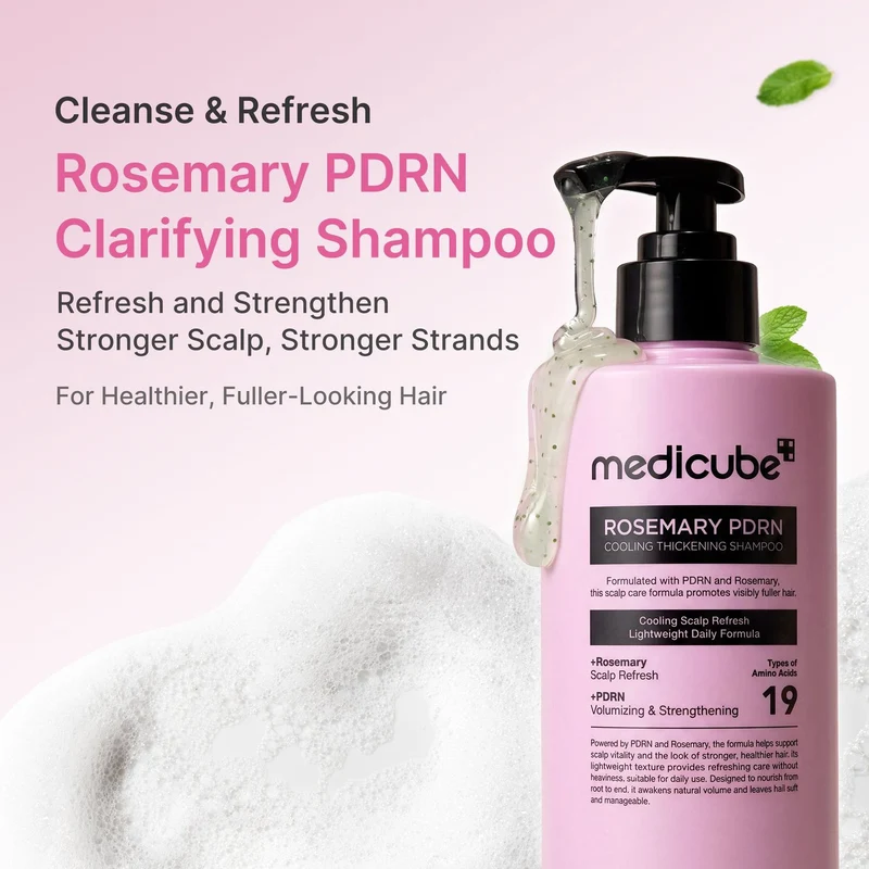 medicube Rosemary PDRN Cooling Thickening Shampoo 400ml