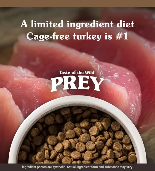 Taste of the Wild PREY Turkey Dry Dog Food