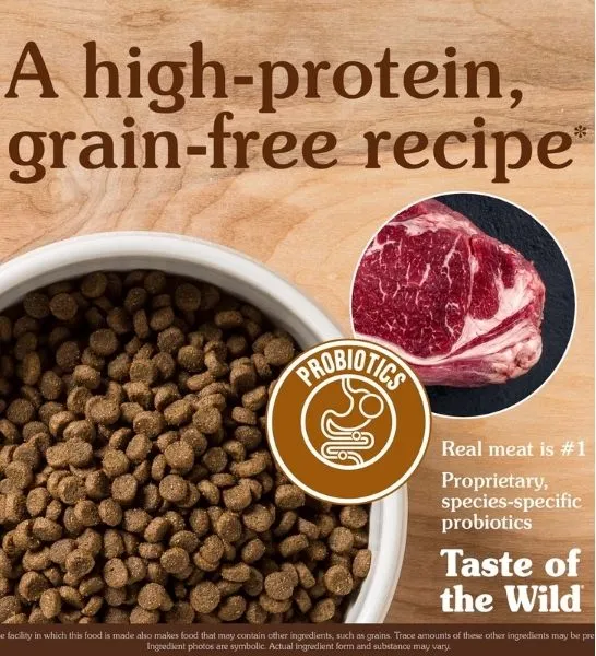 Taste of the Wild High Prairie Puppy Grain Free Dry Food