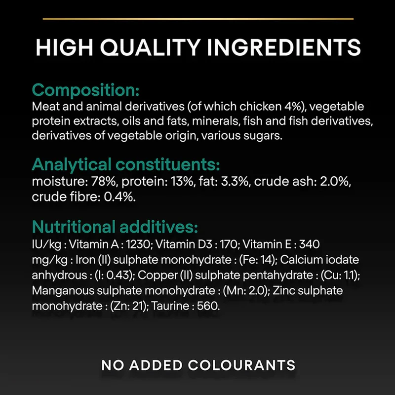 Purina Pro Plan Sterilised Adult Chicken in Gravy Wet Cat Food 85G