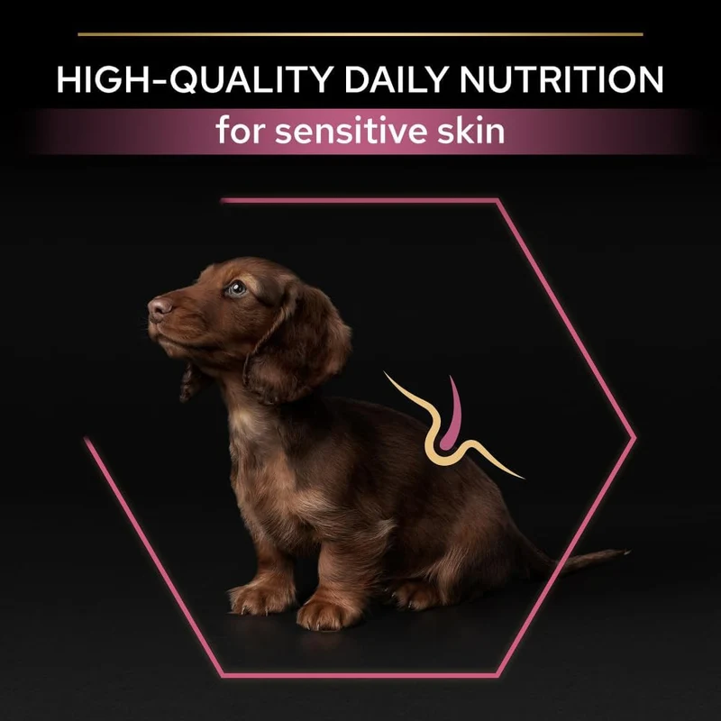 PURINA Pro Plan Optiderma with Salmon Small & Mini Sensitive Skin Puppy Dry Food 3KG