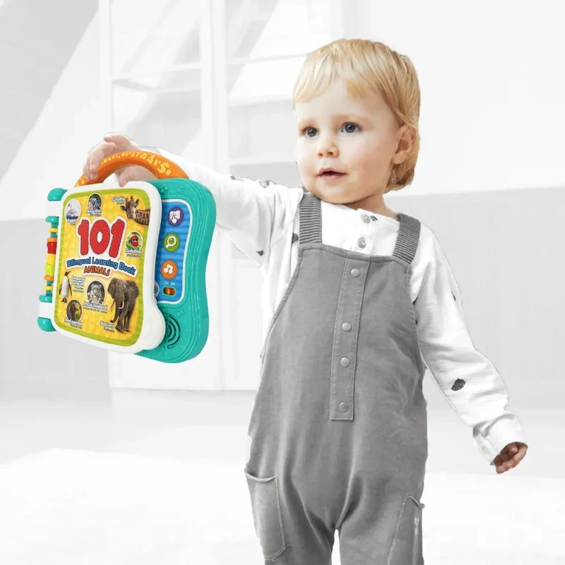 Winfun Livre d’Apprentissage Bilingue 101 Animaux - 18M+