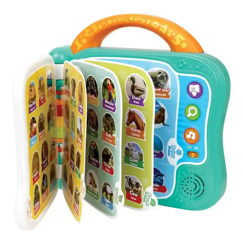 Winfun Livre d’Apprentissage Bilingue 101 Animaux - 18M+