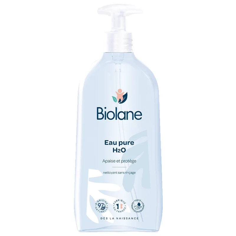 Biolane Nettoyant Sans Rinçage Eau Pure H2O - 750ml
