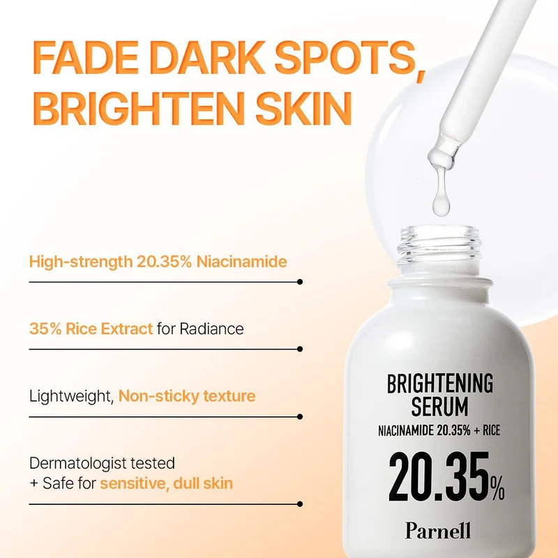 Parnell Niacinamide 20.35 Rice Brightening Serum 30ml