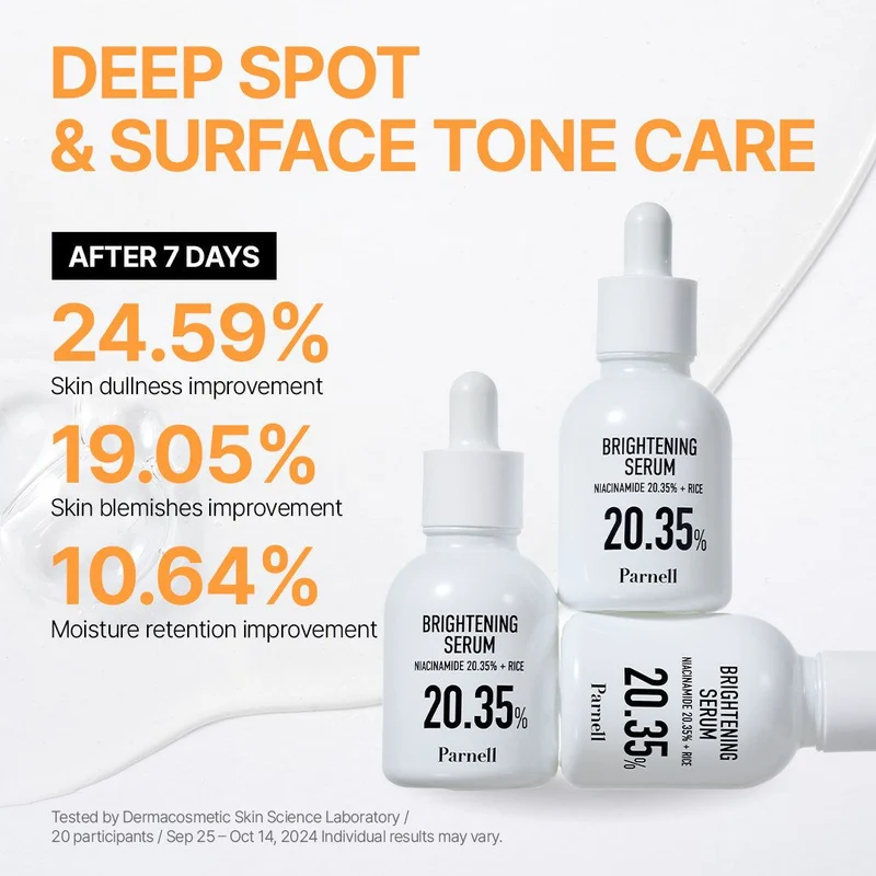 Parnell Niacinamide 20.35 Rice Brightening Serum 30ml