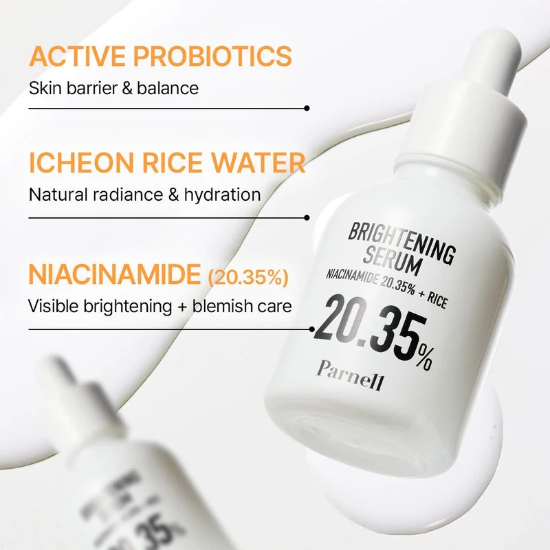 Parnell Niacinamide 20.35 Rice Brightening Serum 30ml