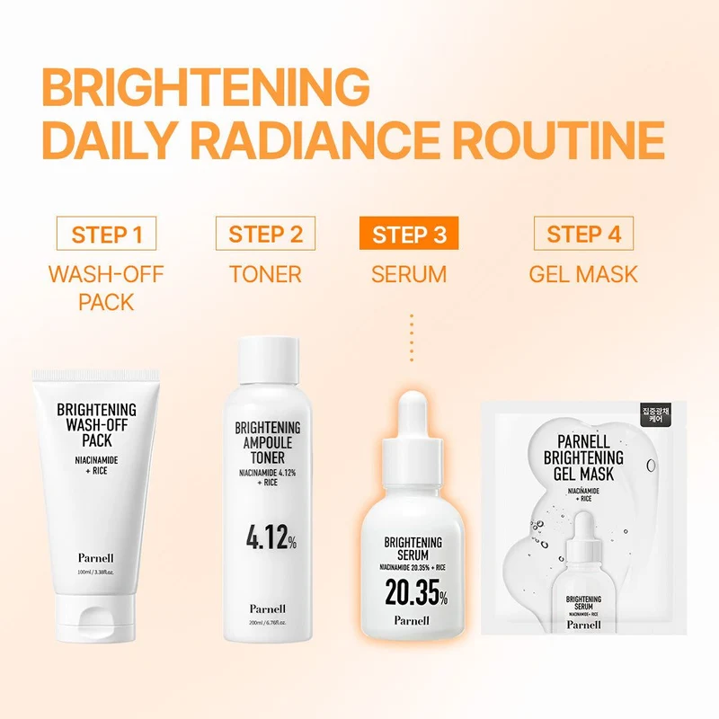 Parnell Niacinamide 20.35 Rice Brightening Serum 30ml