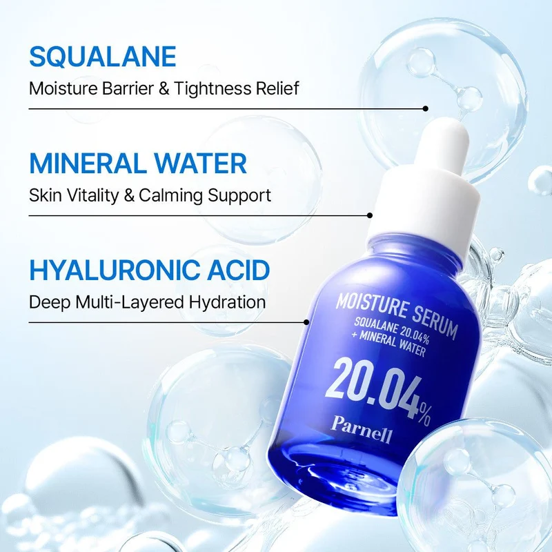 Parnell Squalane 20.04 Mineral Water Moisture Serum 30ml