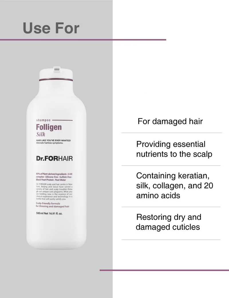 Dr.FORHAIR Folligen Plus Shampoo 500ml