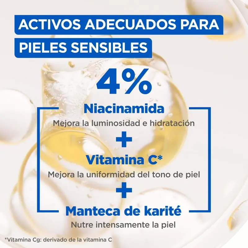 Mixa Niacinamida Bright Loción Corporal Pieles Secas Y Apagadas , 250 ml