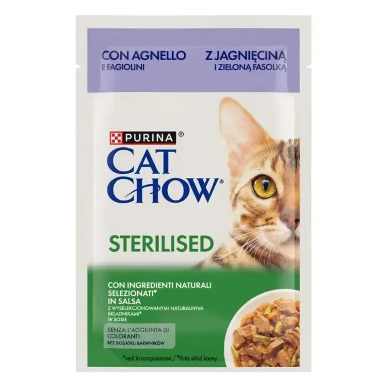 Purina Cat Chow Steril Sobre Comida Húmeda para Gatos 85g