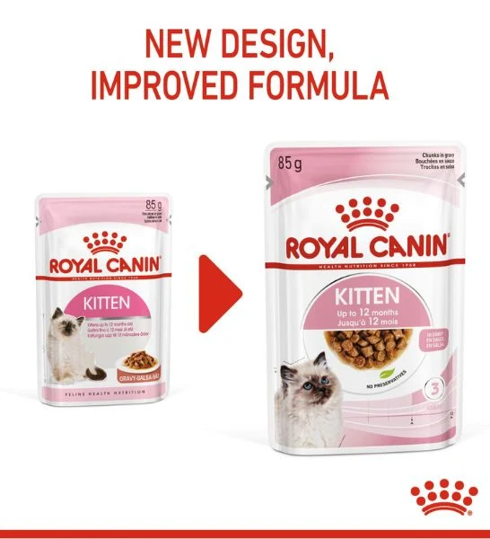 Royal Canin Kitten Instinctive In Gravy Wet Food 85G