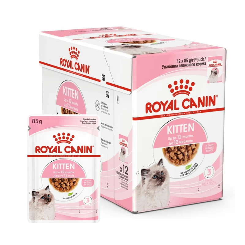 Royal Canin Kitten Instinctive In Gravy Wet Food 85G