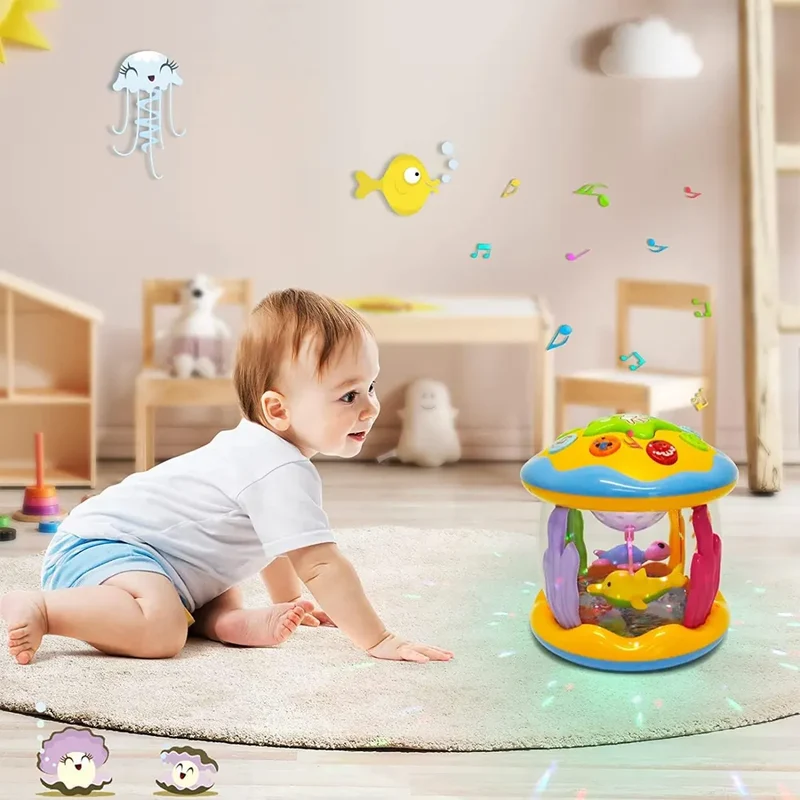 Rotating Ocean Paradise Jouet Musical Bébé – 6M+