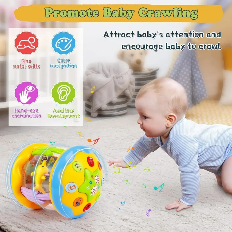 Rotating Ocean Paradise Jouet Musical Bébé – 6M+