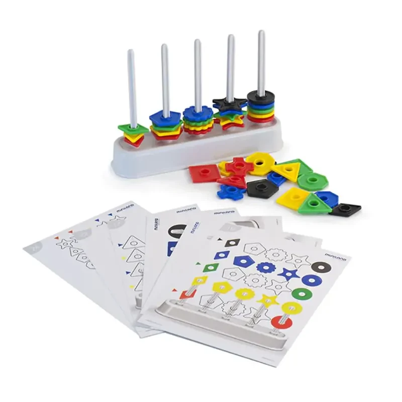 Miniland Abacolor Formes - 100 Pièces - 3A+