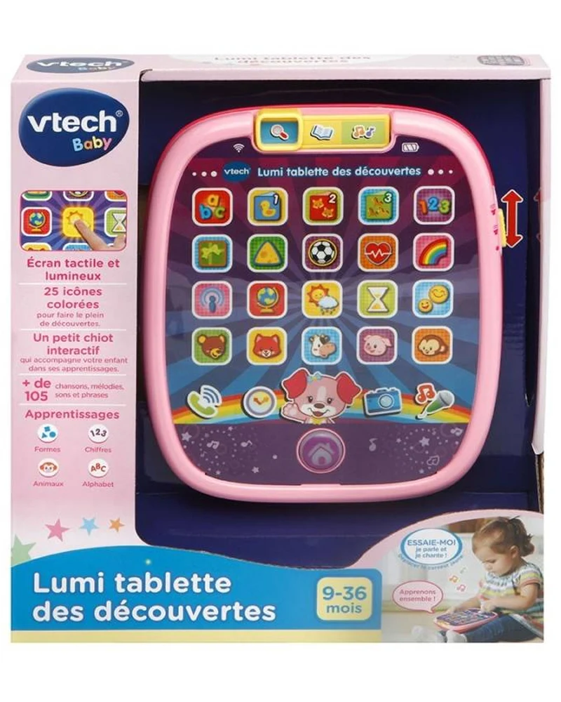 Vtech Lumi Tablette Des Découvertes Rose - 9M+
