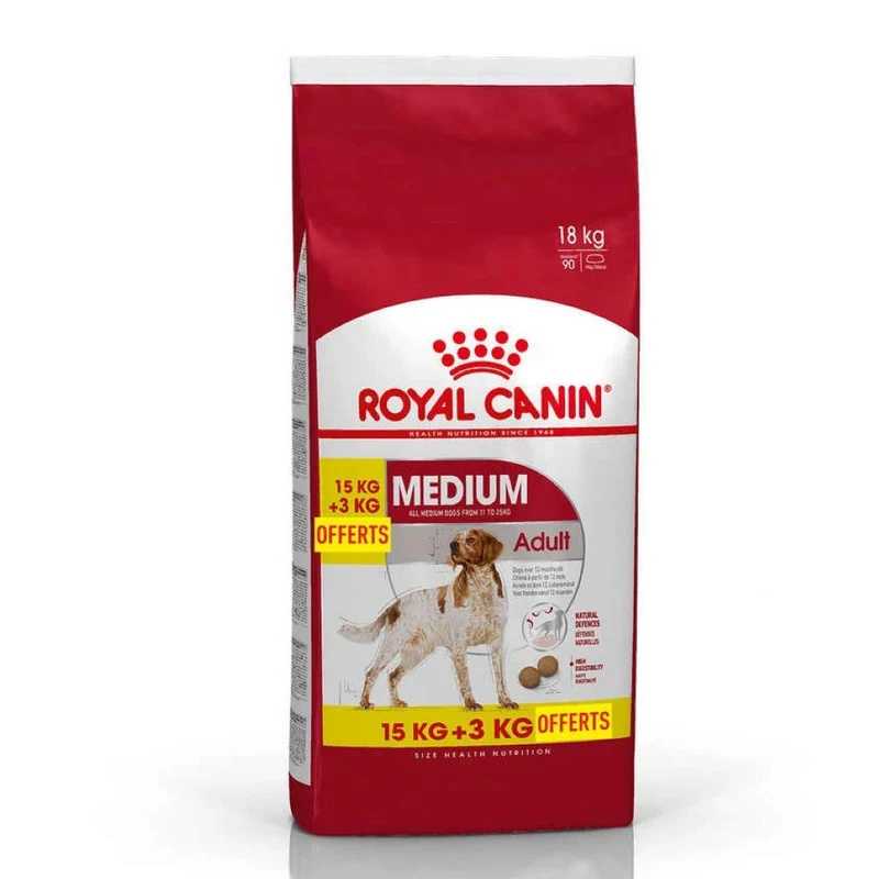 Royal Canin Medium Adult Pienso para Perros 15+3kg