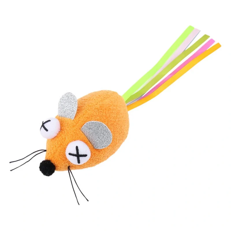 Wouapy Disco Ratón Juguete de Peluche para Gatos