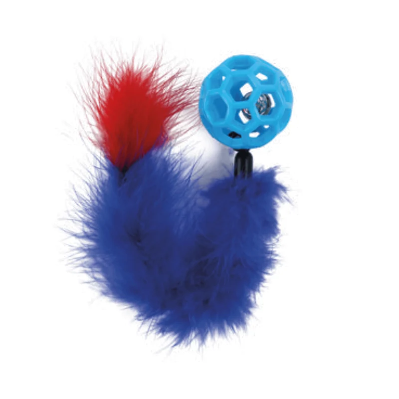 Wouapy Pelota TPR Boa con Cola Juguete para Gatos