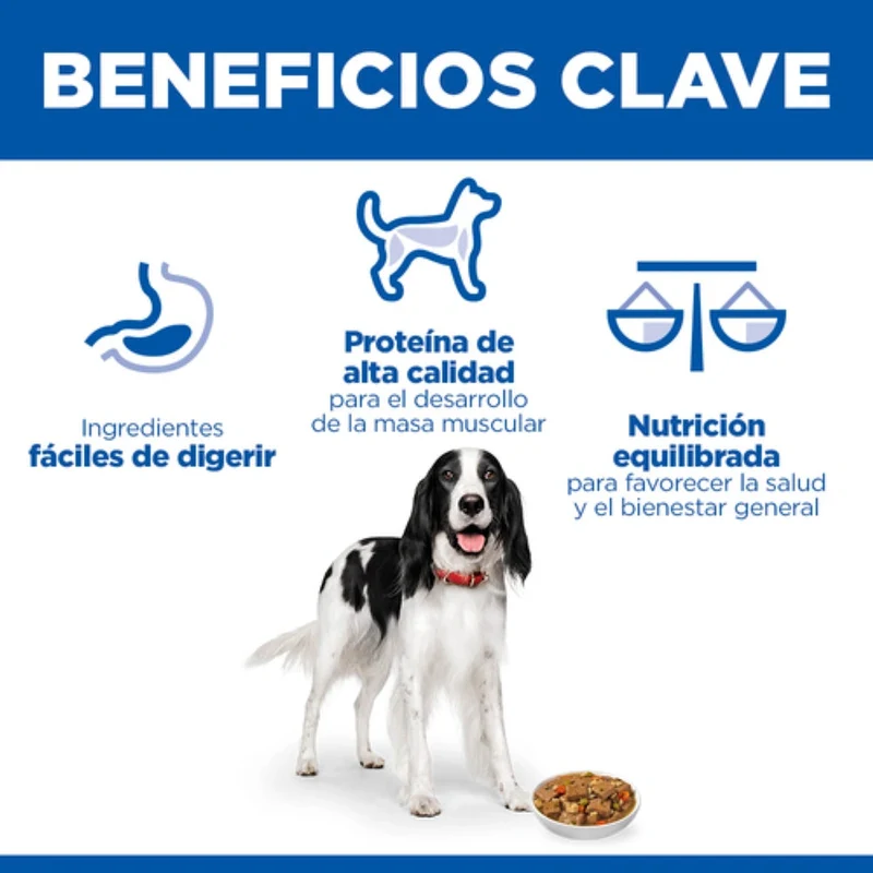 Hill's Science Plan Canine Adult Estofado con Pollo y Verduras Comida Húmeda para Perros 363g