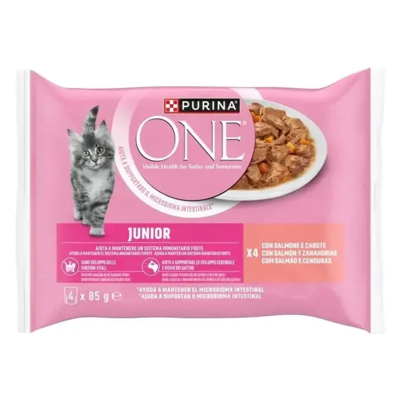 ONE Junior Pack Comida Húmeda para Gatos 4x85g