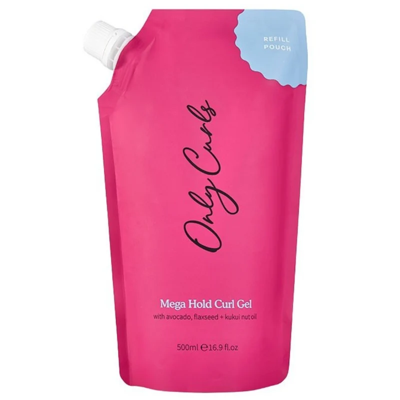Only Curls Mega Hold Curl Gel 500ml Refill Pouch