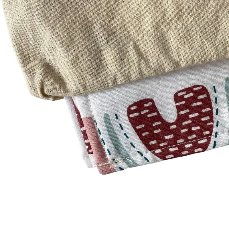 Lot de 6 Lingettes en Tissu Babymat - Happiness Rose