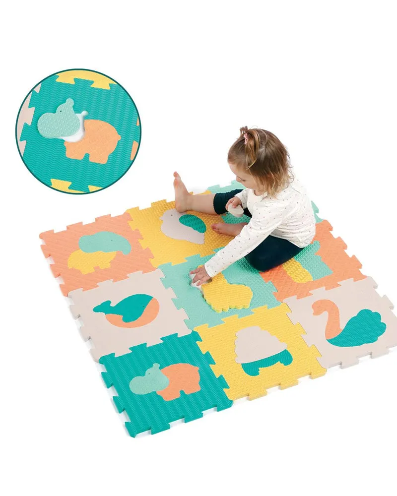 Ludi Tapis Dalles Animaux Pastel