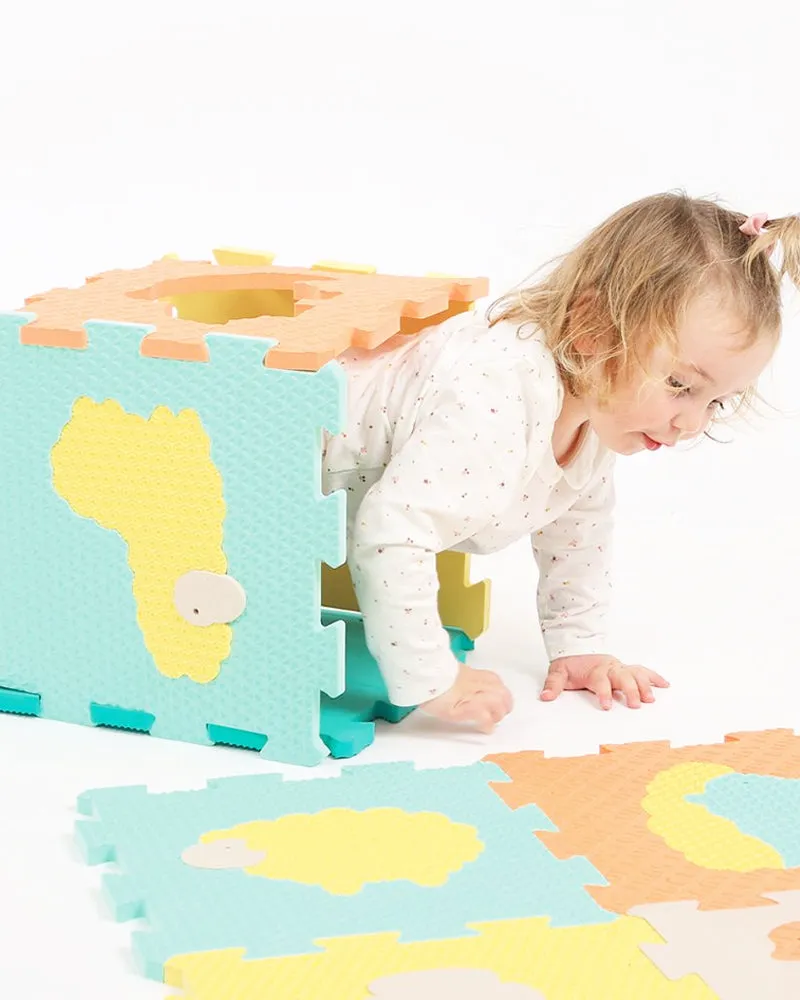 Ludi Tapis Dalles Animaux Pastel