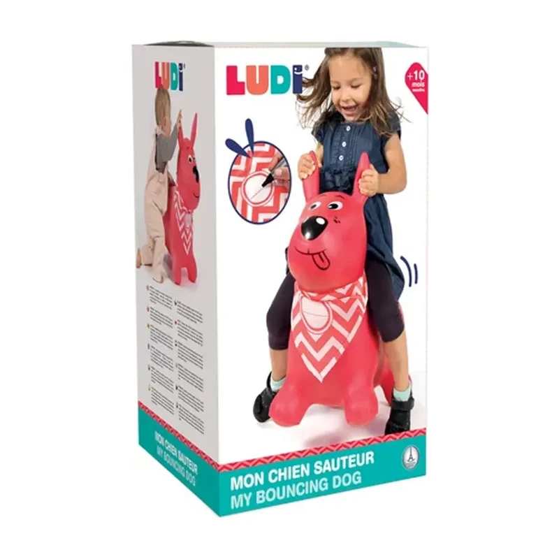 Ludi Mon Chien Sauteur Rouge - 10m+