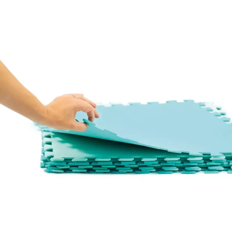 Ludi Tapis De Sol XXL Bicolore 145x145cm - Bleu