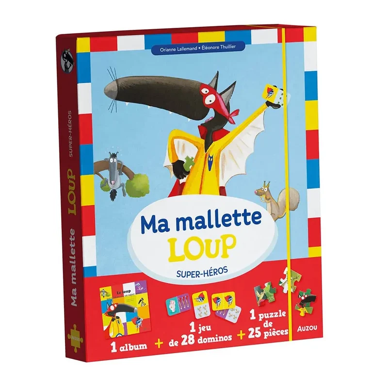 Ma Mallette Loup Super-Héros - 3A+