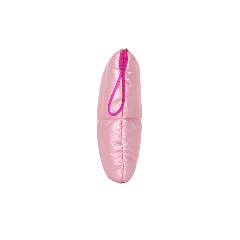 Bolso Puffer para Laptop hasta 16" Rosado Metalizado