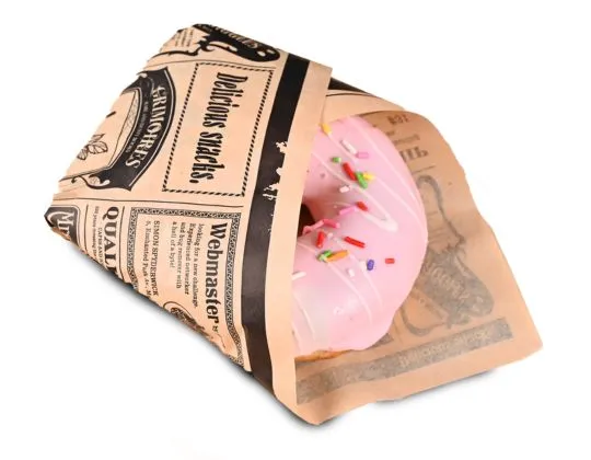 Papel Antigrasa Anuncios Kraft 20x25cm (500 unid/pack)