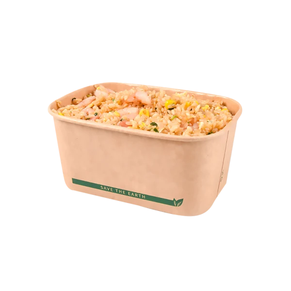 Tapa Transparente para Envase Microondable Kraft 500/750/1000ml