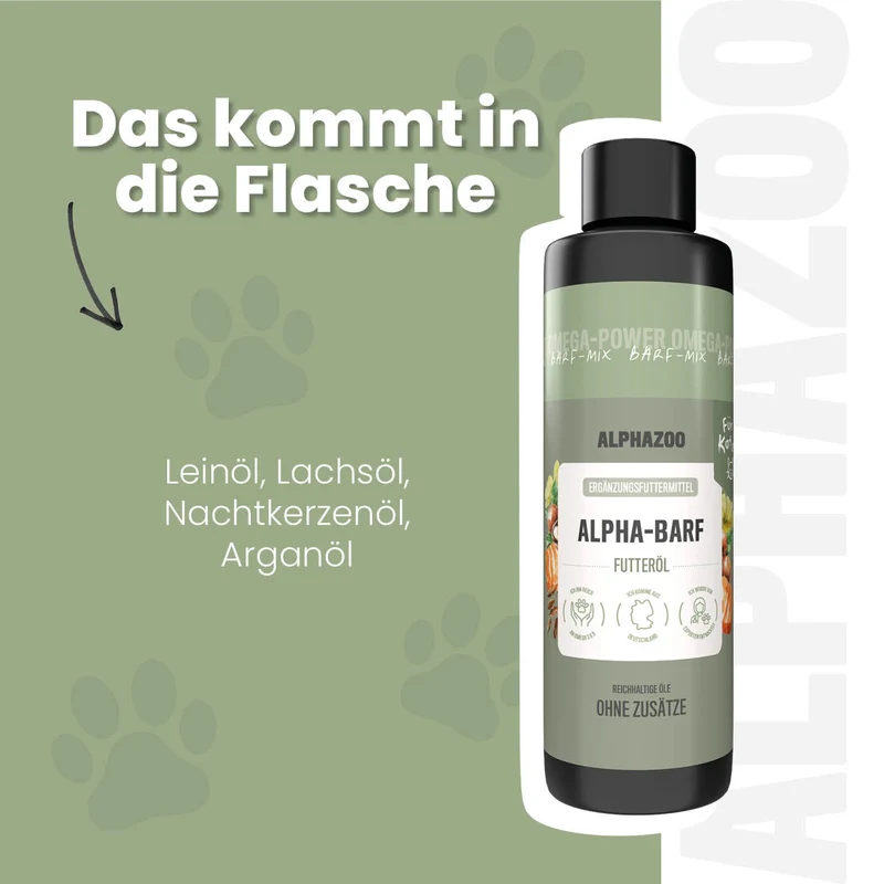 Alpha-Barf Futteröl para gatos